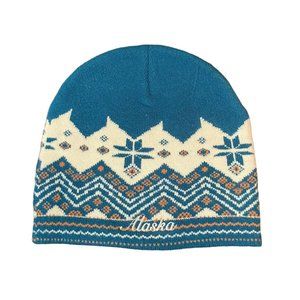 NWOT Alaska Fairisle Print Knit Beanie